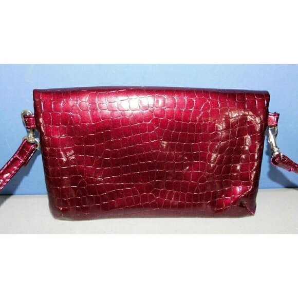 KENNETH COLE REACTION PINK-ISH RED CROSSBODY, SHOULDER BAG, HANDBAG, PURSE - Picture 2 of 7